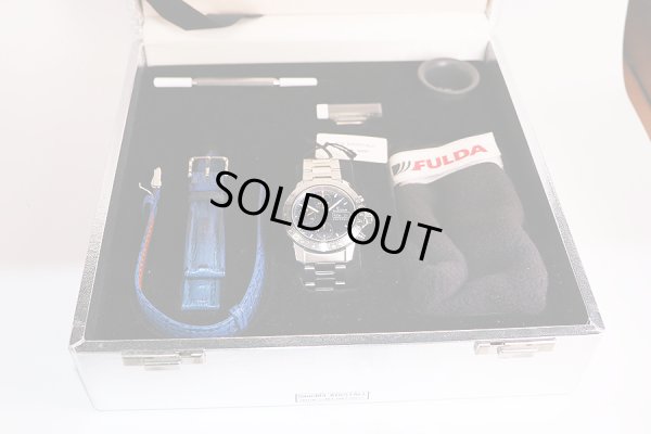 ジン　３０３　クロノグラフ　ＫＲＩＳＴＡＬＬ　フルダ限定　青文字盤　箱