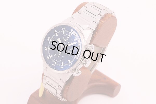 ＩＷＣ　アクアタイマークロノ　ＩＷ３７１９２８　黒文字盤 白インナーベゼル　サイド