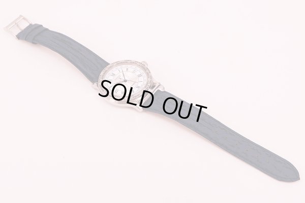 ロンジン　リンドバーク　Ｌ２．６１０．４　パイオニアーズＧＭＴ　銀文字盤　革ベルト状態　表面