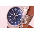 ＩＷＣ　アクアタイマークロノ　ＩＷ３７１９２８　黒文字盤 白インナーベゼル　サイド拡大