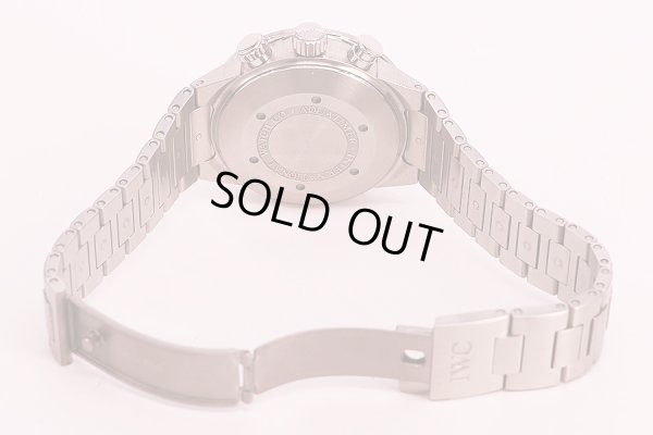 ＩＷＣ　アクアタイマークロノ　ＩＷ３７１９２８　黒文字盤 白インナーベゼル　ブレス