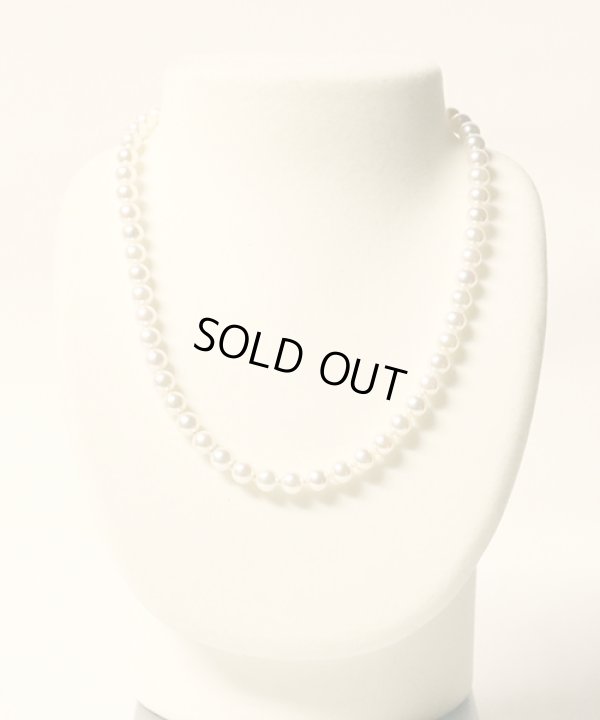 SV パールネックレス 6.5-7.0mm 　装着イメージ