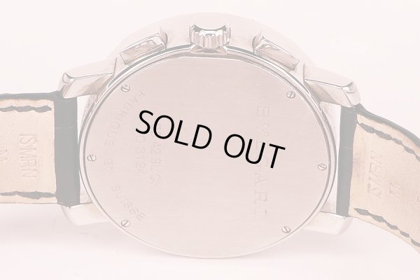 ブルガリ　ブルガリブルガリ　ＢＢ４２ＳＬ　ＣＨ　黒文字盤　裏面拡大