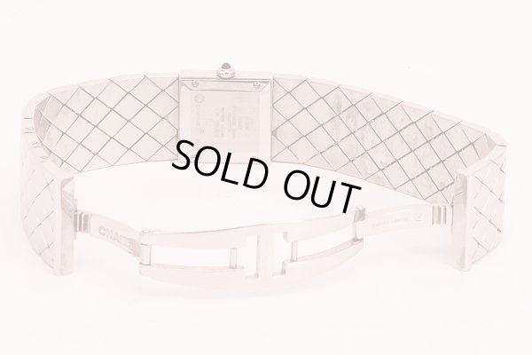 シャネル　マトラッセ　黒文字盤　ブレス