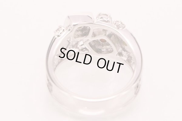 タサキ　K18WG シェルダイアイリリング 0.34ct 8.50g　内側