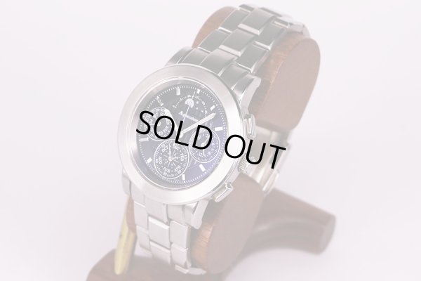 アクアスキュータム　グランドコンプリケーション　黒文字盤　サイド