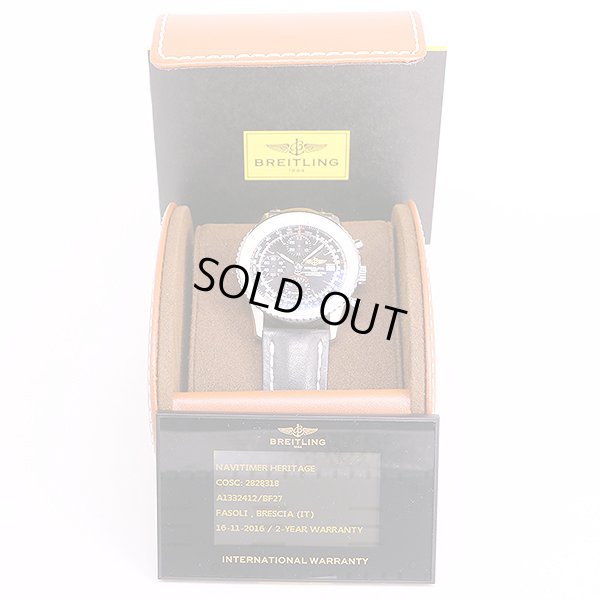 ブライトリング　ナビタイマー　ヘリテージ　Ａ１３３２４　黒文字盤　箱