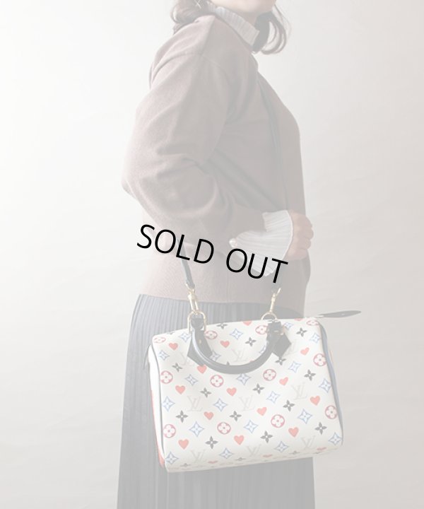 ルイ・ヴィトン　スピーディ・バンドリエール25 M57466　ブロン　掛けたイメージ