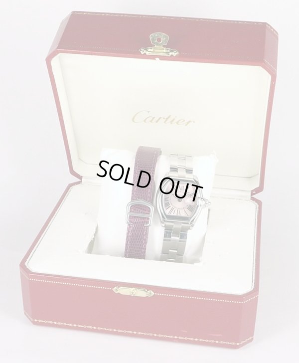 カルティエ　ロードスターＳＭ　２６７５　ピンク文字盤　箱