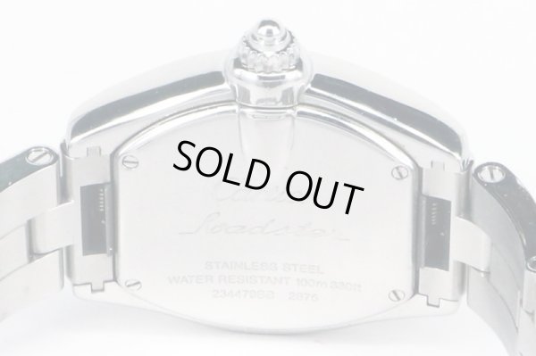 カルティエ　ロードスターＳＭ　２６７５　ピンク文字盤　裏面拡大