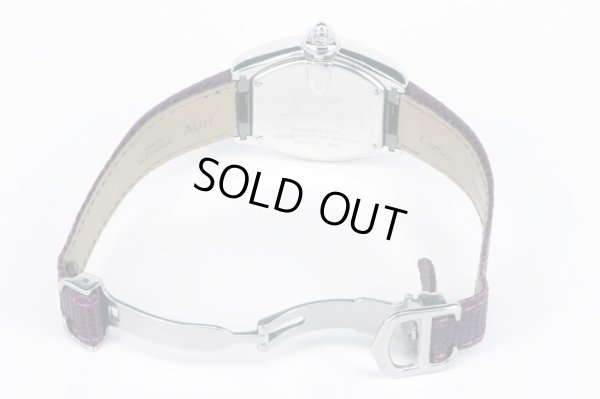 カルティエ　ロードスターＳＭ　２６７５　ピンク文字盤　替え革ベルト　裏面