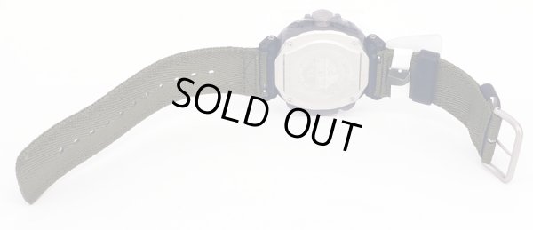 カシオ　プロトレック　ＰＲＷ－６６００ＹＢ　黒文字盤　カーキナイロンベルト