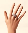 PT900 ダイアイリリング 3.00ct 13.20g　装着イメージ