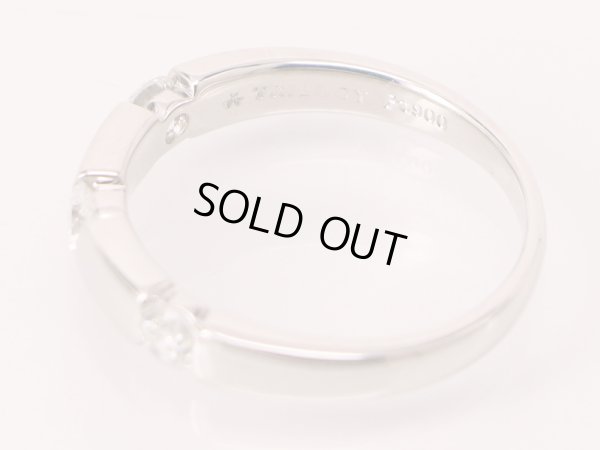 PT900 ダイアイリリング 0.141ct 0.141ct 0.146ct 4.20g　刻印(1)