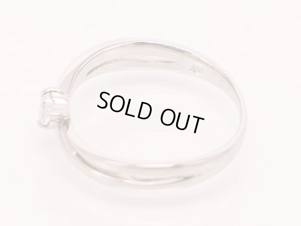 クレージュ　PT900 ダイアイリリング 0.10ct 2.80g　刻印