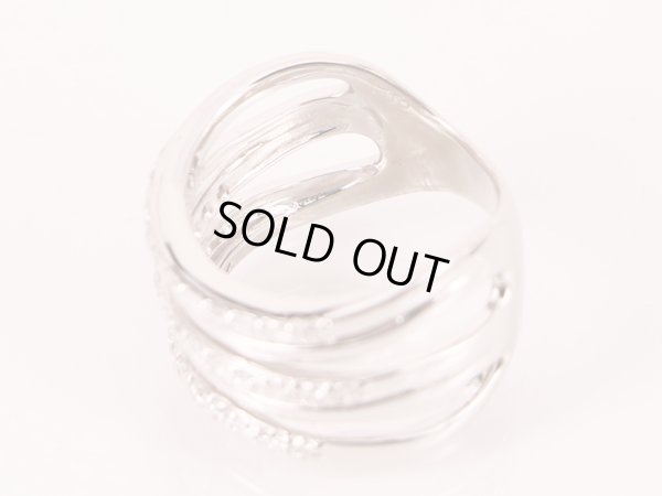 K18WG ダイアイリリング 1.00ct 12.10g　内側