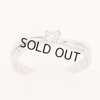 クレージュ　PT900 ダイアイリリング 0.10ct 2.80g