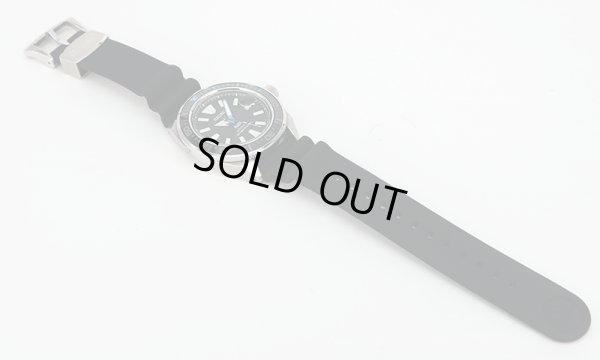 セイコー　プロスペックス　ダイバースキューバー　ＳＢＤＹ０９５　黒文字盤　ラバーベルト状態　表面