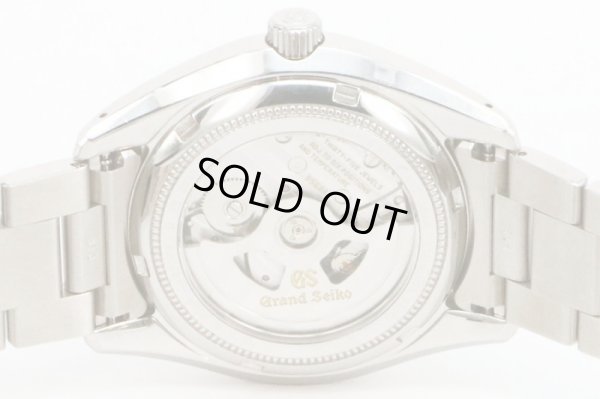 グランドセイコー　ＳＢＧＲ３０９　９Ｓ６８－００Ｂ０　黒文字盤　裏面拡大