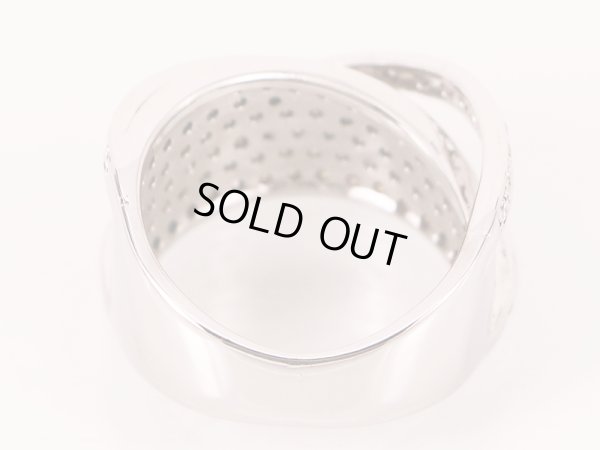 K18WG ダイアイリリング 1.43ct 0.60ct 11.20g　内側