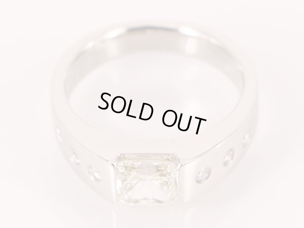 PT900 ダイアイリリング 1.129ct 0.13ct 8.30g　拡大