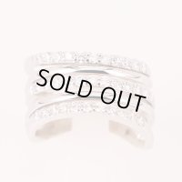 K18WG ダイアイリリング 1.00ct 12.10g