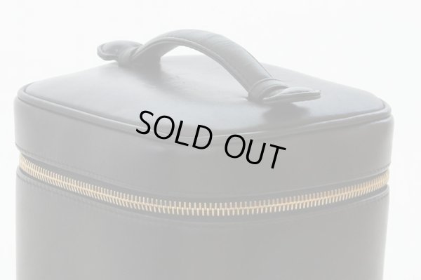 シャネル　ビコローレ バニティバック 縦型 ブラック　サイド上部