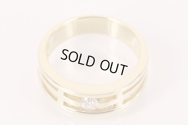 K18 ダイアイリリング 0.20ct 6.60g　拡大