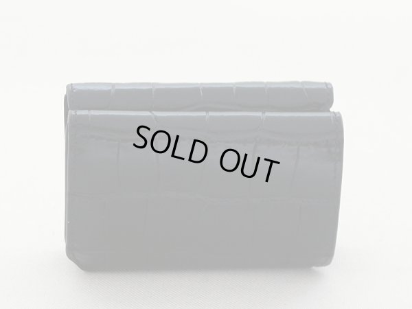 バレンシアガ　三つ折り財布 BBミニウォレット 601387 1LRD7 1000 ブラック　裏面