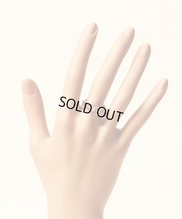 K18 ダイアイリリング 0.20ct 6.60g　装着イメージ