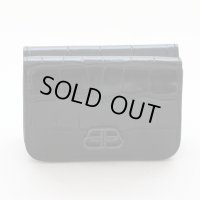 バレンシアガ　三つ折り財布 BBミニウォレット 601387 1LRD7 1000 ブラック