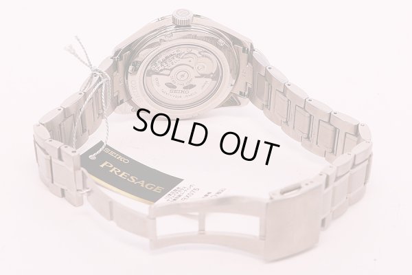 セイコー　プレサージュ　シャープエッジ　ＳＡＲＸ０７５　白練文字盤　ブレス