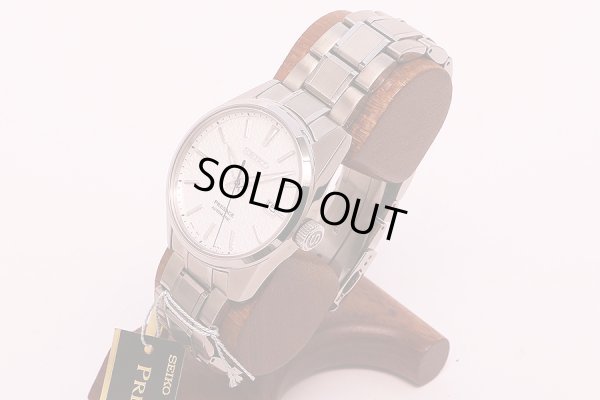 セイコー　プレサージュ　シャープエッジ　ＳＡＲＸ０７５　白練文字盤　サイド