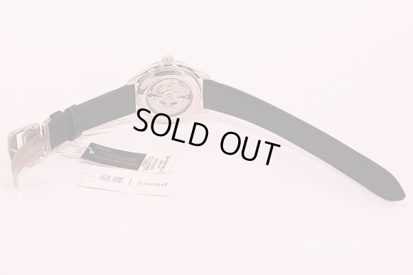 セイコー　プレサージュ　ＳＡＲＸ０４９　琺瑯文字盤　革ベルト