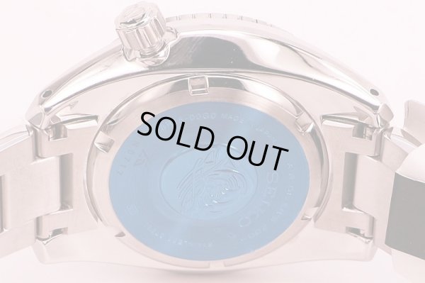 セイコー　プロスペック　スキューバ　ＳＢＤＣ０３３　紺文字盤　紺ベゼル　裏面拡大