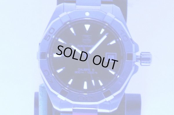 タグホイヤー　アクアレーサー　キャリバー５　ＷＡＹ２１１６　ＡＩＲ－Ｋ　黒文字盤　ライト