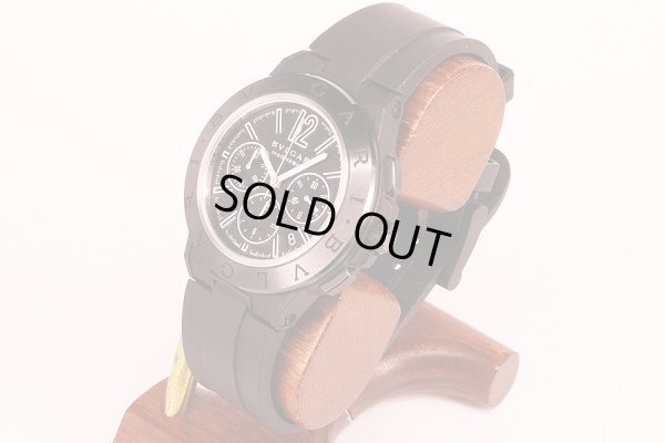 ブルガリ　ディアゴノ　マグネシウム　ＤＺ４２　ＳＭＣＯＨ　黒文字盤　サイド