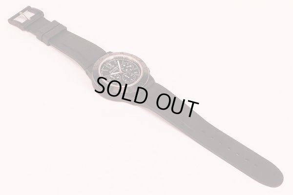 ブルガリ　ディアゴノ　マグネシウム　ＤＺ４２　ＳＭＣＯＨ　黒文字盤　ラバーベルト状態　表面