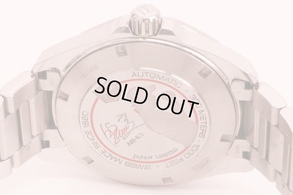 タグホイヤー　アクアレーサー　キャリバー５　ＷＡＹ２１１６　ＡＩＲ－Ｋ　黒文字盤　裏面拡大