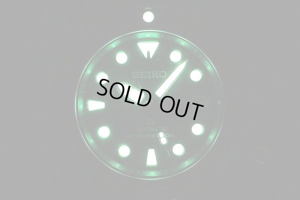 セイコー　プロスペック　スキューバ　ＳＢＤＣ０３３　紺文字盤　紺ベゼル　ライト暗闇