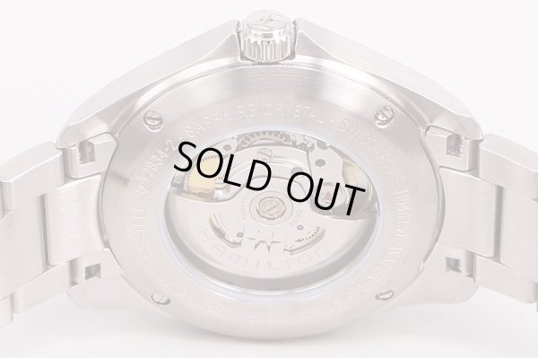 ハミルトン　カーキ　パイロット　デイデイト４２　Ｈ６４６１５０　黒文字盤　裏面拡大