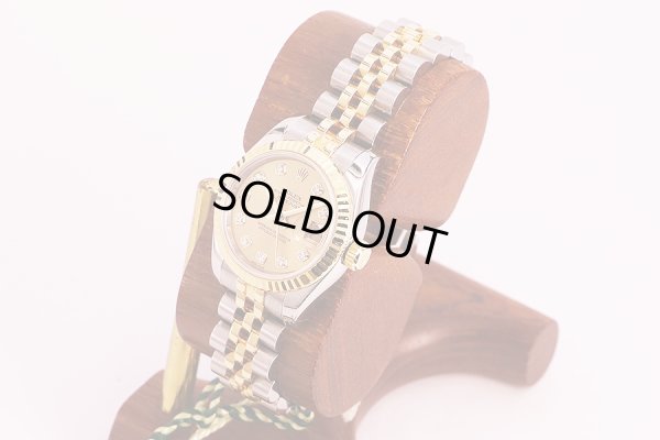 ロレックス　１７９１７３Ｇ　Ｍ９９７２９０　シャンパン文字盤　新１０Ｐ　サイド