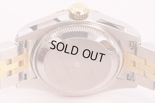 ロレックス　１７９１７３Ｇ　Ｍ９９７２９０　シャンパン文字盤　新１０Ｐ　裏面拡大