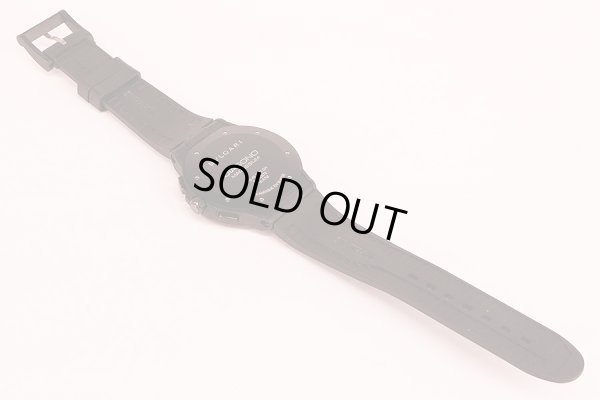 ブルガリ　ディアゴノ　マグネシウム　ＤＺ４２　ＳＭＣＯＨ　黒文字盤　ラバーベルト状態　裏面