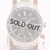 セイコー　プレサージュ　シャープエッジＧＭＴ　ＳＡＲＦ００５　墨色文字盤