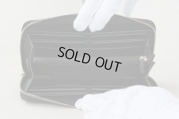 シャネル マドモアゼル ラウンドファスナー長財布 ブラック/SIV金具 中身
