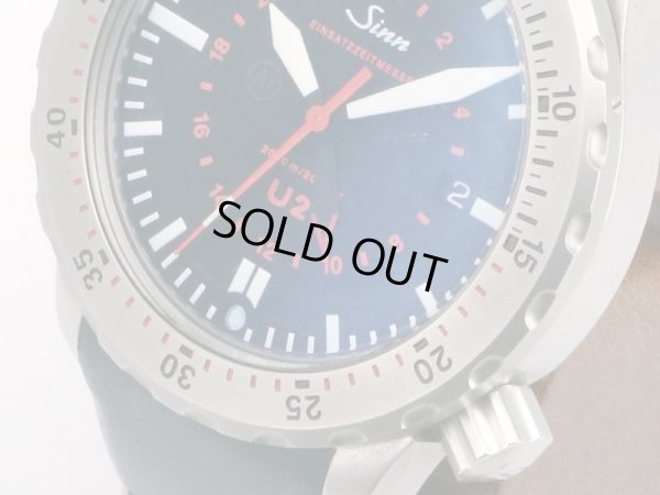 ジン　Ｕ２（ＥＺＭ５）１０２０　２０００ｍダイバーＵＴＣ　黒文字盤　サイド拡大