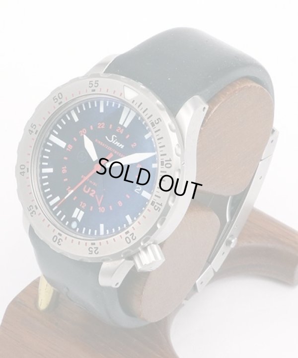 ジン　Ｕ２（ＥＺＭ５）１０２０　２０００ｍダイバーＵＴＣ　黒文字盤　サイド