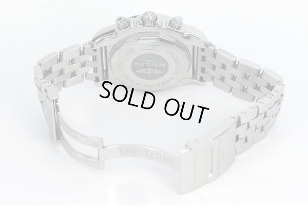 ブライトリング　クロノマット４４　Ａ０１００　黒文字盤　銀インダイアル　ブレス