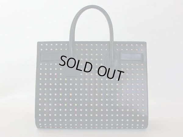 サンローラン サックドジュール スパイクスタッズ 355154BOW52-1000 ブラック 裏面